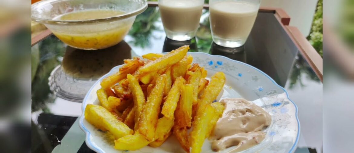 CRISPY FRENCH FRIES WITH CHESSE SAUSE|| EASY RECIPE ||