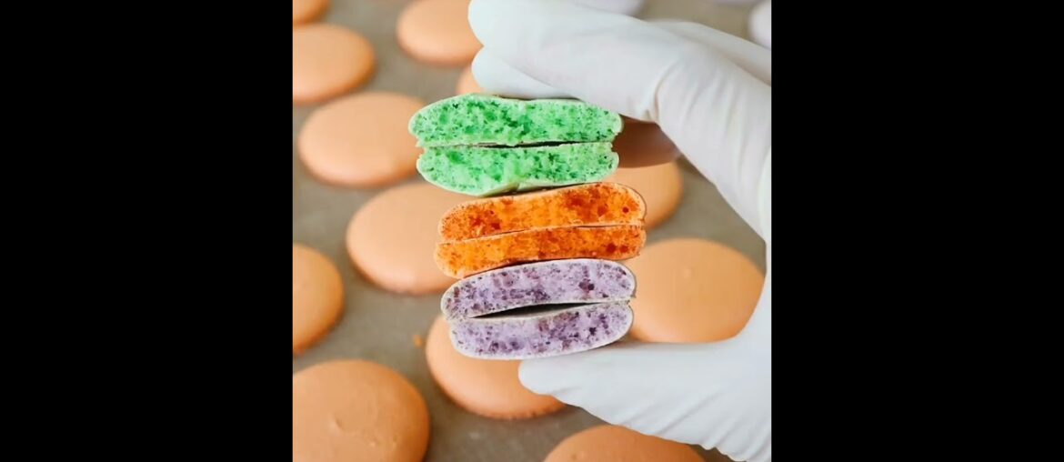 Yummy Galaxy Macarons Ideas- How to make French Macarons #short #desserts #recipe #soyummy #sotasty