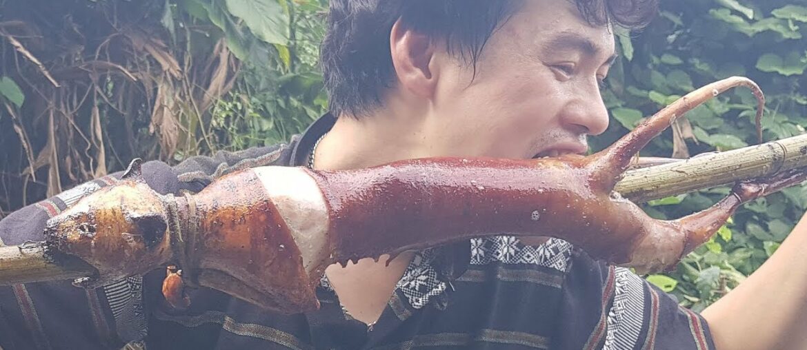 Cat meat: Wild cat, Eat wild cat meat, Trap the cat to eat meat, Small tiger meat – Survival Skills Cat meat: Wild cat, Eat wild cat meat, Trap the cat to eat meat, Small tiger meat - Survival Skills