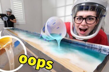 Massive Resin Counter w/ Heart Rate Monitors (and our BIG mistake)