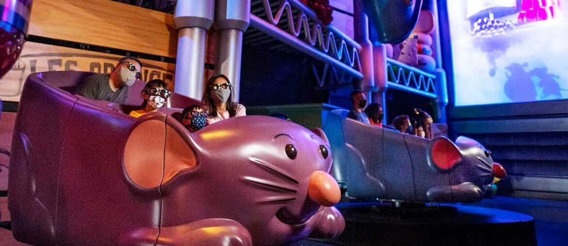 Remy's Ratatouille Adventure - Ride Cam with Denise, Epcot France Pavilion at Walt Disney World