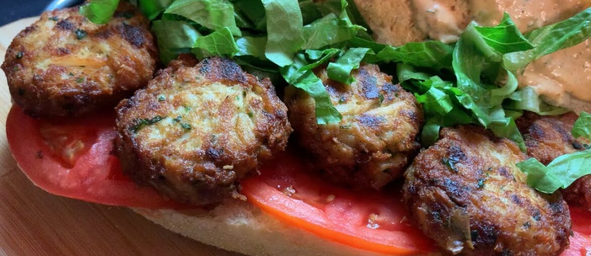 Crab Cake Po Boy Crab Cake Po Boy