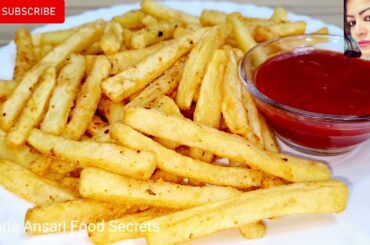 French Fries Recipe By Maria Ansari || Crispy Potato Chips || Evening Snacks ||