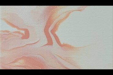 (226) ACRYLIC POURING - DUTCH Pour - Wine Inspired Series -  A "Peachy" Colored Rose'