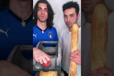 ITALY VS FRANCE Food Face-Off #shorts