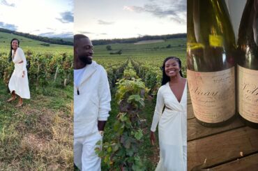 Gabrielle Union visit red wine farm in Bourgogne, France - Burgundy red wine tasting