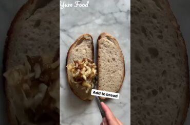 French Onion Grilled Cheese #shorts #food #howto #french #grilledcheese #grilledchicken #5minrecipe