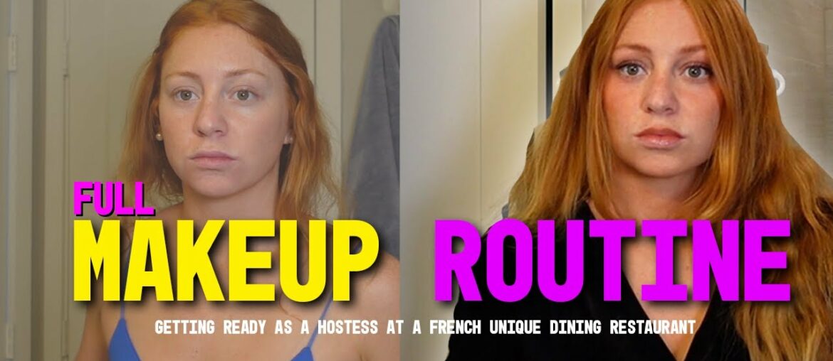Simple Makeup Tutorial | GET READY w/ ME as a Hostess at Fancy French Dining Restaurant | #GLAM