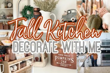 FALL DECORATE WITH ME 2021 | FALL KITCHEN DECOR 2021