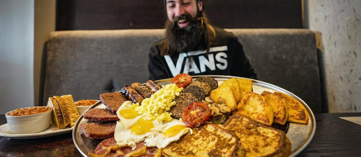 THE PLOUGH'S FULL SCOTTISH BREAKFAST CHALLENGE | BeardMeatsFood