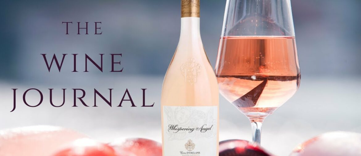 The Wine Journal- Whispering Angel, - Flag bearing Rose from France