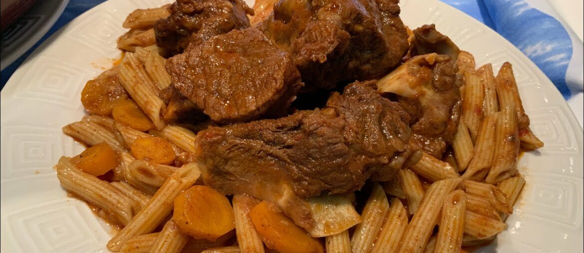Carne Guisada com Penne uma delicia