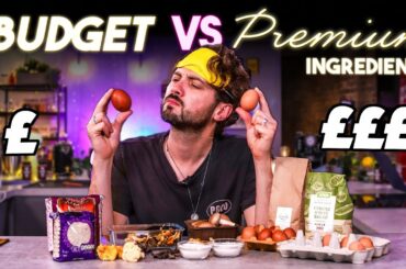 Blind Taste Testing BUDGET vs PREMIUM Ingredients | Can You Taste the Difference? | Ep.7 SORTEDfood