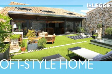 Stunning renovated large character vigneronne loft style property in Aude - Ref : A06357