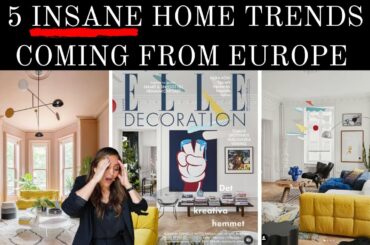 5 INSANE EUROPEAN HOME TRENDS | WILL THIS BE THE NEXT BIG THING IN THE US??
