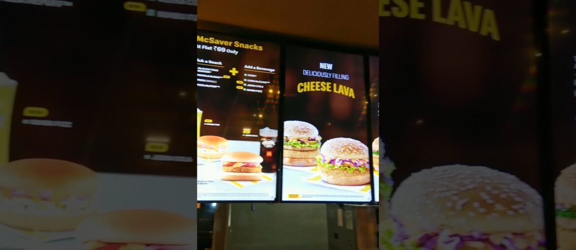 New McDonald's Gourmet Burger #mcdonalds #burger #food #india #Shorts