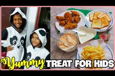 Yummy treat for kids,Kfc chicken recipe,perfect french fries,colselow,  mayonnaise broasted chicken