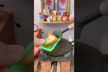 Most Extremely Amazing Miniature Cooking French Toast Recipe | ASMR Mini Food | French Toast #Shorts