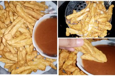 Crispy Pakora Fries|| French Fries Pakode ||Crispy Potato Finger Chips Recipe By The Perfect Plate