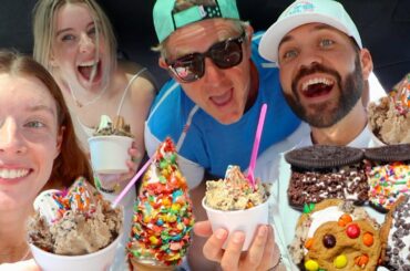 ULTIMATE FROYO MUKBANG with CARLY, ERIN, AND JASON!!