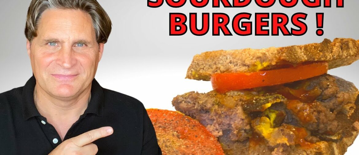 Simple Sourdough Burger - Best Tasting Grass fed beef