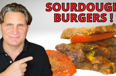 Simple Sourdough Burger - Best Tasting Grass fed beef