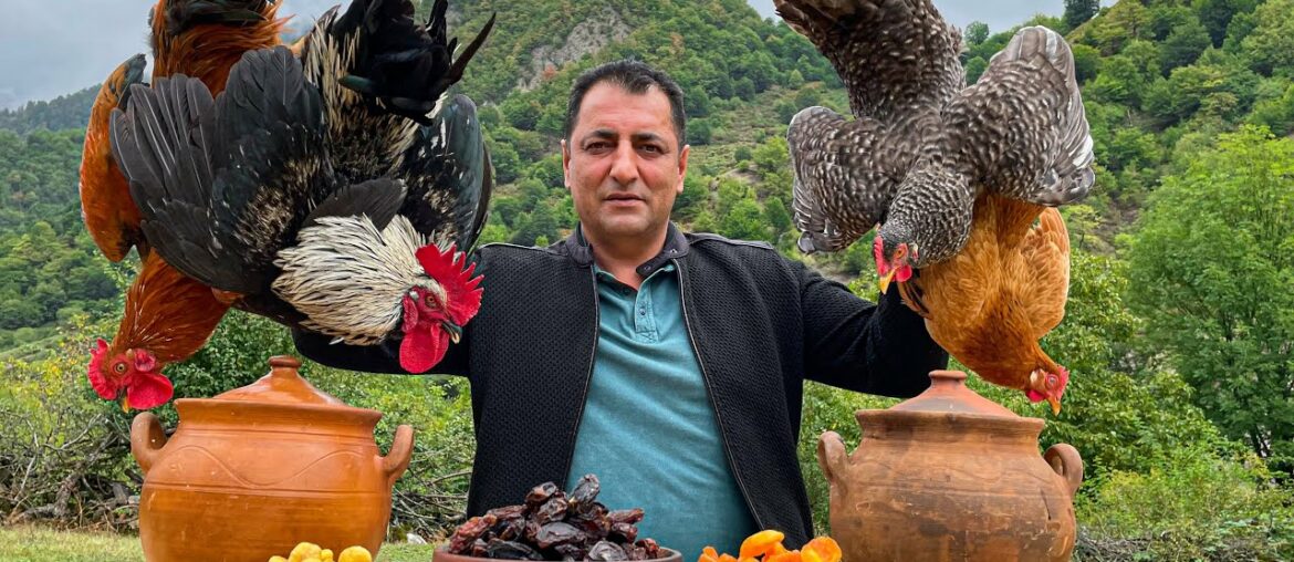 How to cook a Delicacy of Chicken and Rice? A tender recipe for PILAF cooked in the Village