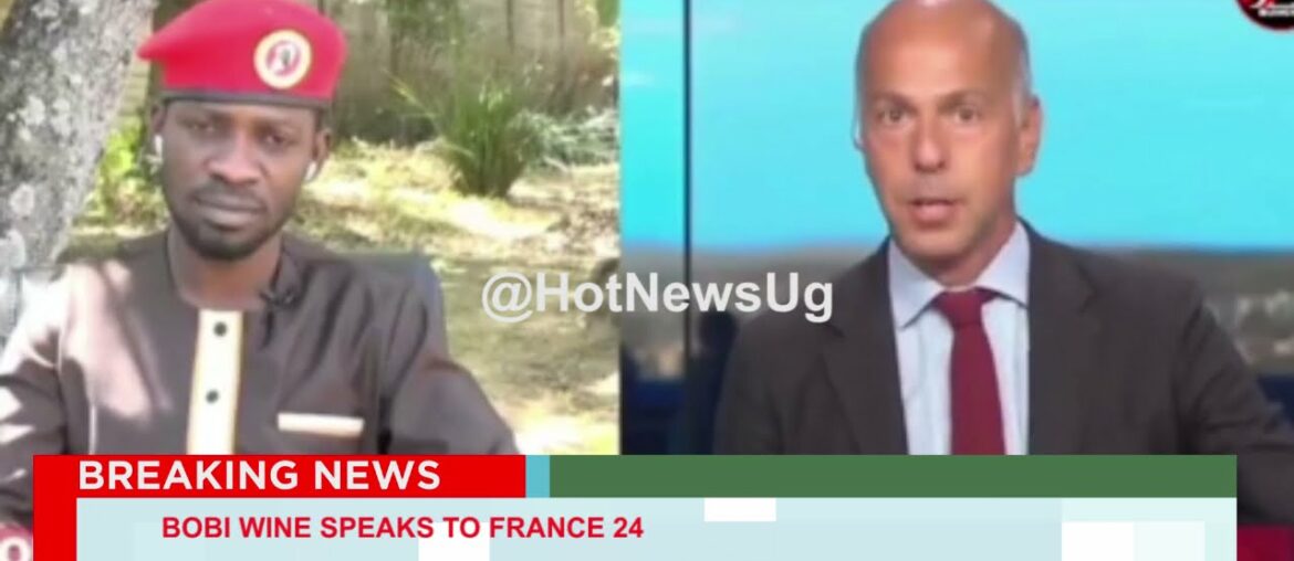 BOBI WINE LIVE ON FRANCE 24, DISCUSSING NATIONAL IMPORTANCE