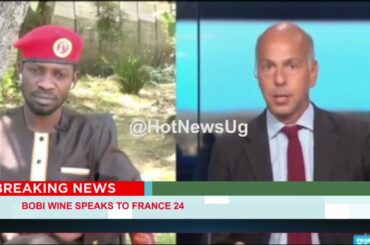 BOBI WINE LIVE ON FRANCE 24, DISCUSSING NATIONAL IMPORTANCE