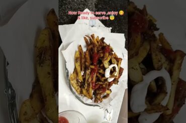Masala French Fries | Recipe Will Uploaded Soon #fries #masala #masalafries #cookandreviews #shorts