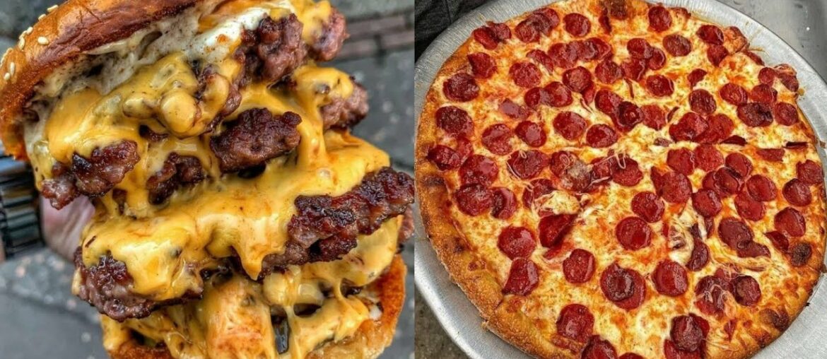 So Yummy Sandwiches Hamburger Pizza Junk Food Recipes Compilation | Tasty French Fries Ideas