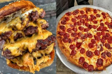 So Yummy Sandwiches Hamburger Pizza Junk Food Recipes Compilation | Tasty French Fries Ideas