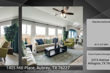 1405 Mill Place, Aubrey, TX 76227
