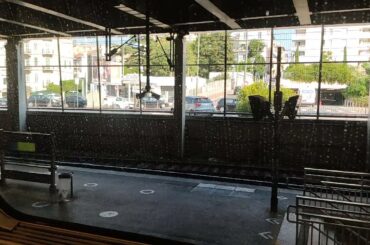 Restaurant in french train.