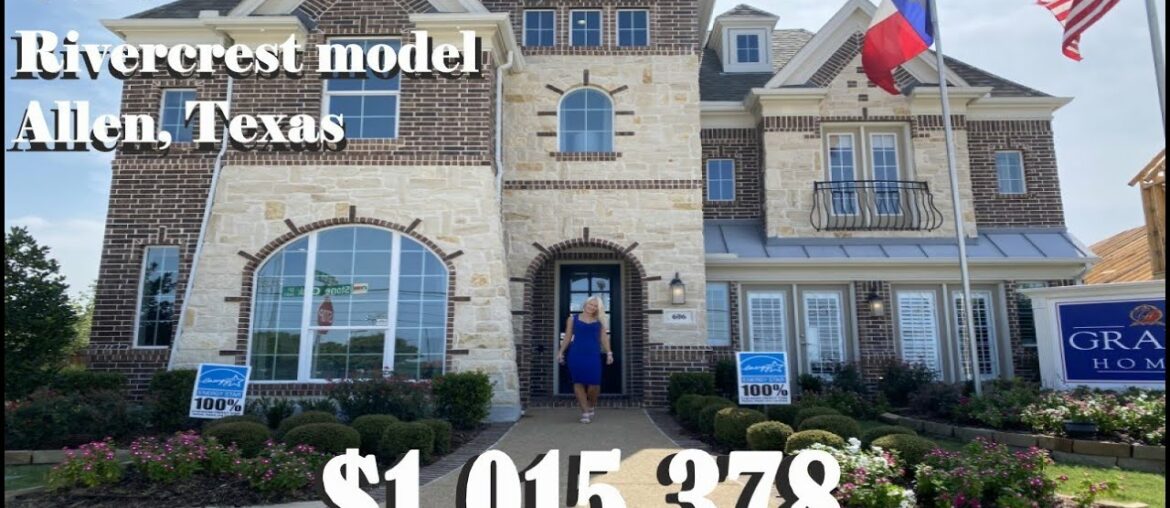TOUR THIS BEAUTIFUL LUXURY GRAND HOME IN ALLEN TEXAS | RIVERCREST MODEL | AVAILABLE NOW |
