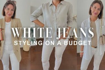 8 WAYS TO STYLE WHITE JEANS ON THE BUDGET I French Lookbook Inspiration