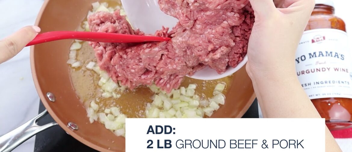 Yo Mama's Burgundy Wine Lasagna