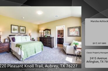 1220 Pleasant Knoll Trail, Aubrey, TX 76227