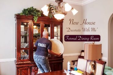 New House | Decorate With Me 2021 | Formal Dining-room | Modern Farmhouse/Traditional