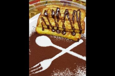 French Toast Recipe | Chocolate French Toast Breakfast Recipe |Cooking Closet #shorts #youtubeshorts