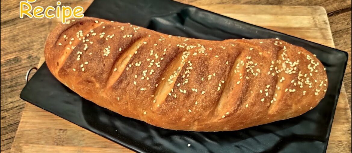 French Bread Loaf Recipe - Baguette Recipe
