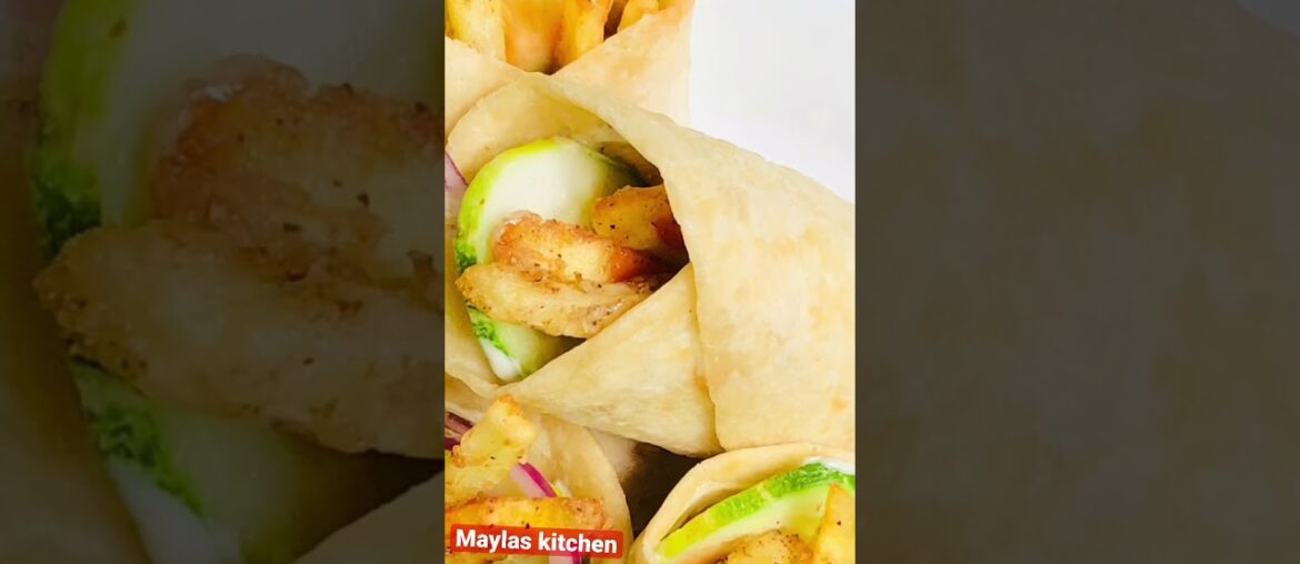 French fries roll//easy rolls recipe//Maylas kitchen #Shorts