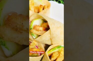 French fries roll//easy rolls recipe//Maylas kitchen #Shorts