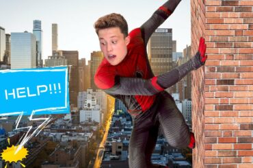 SPIDERMAN Fights Crime - Real Life Parkour POV