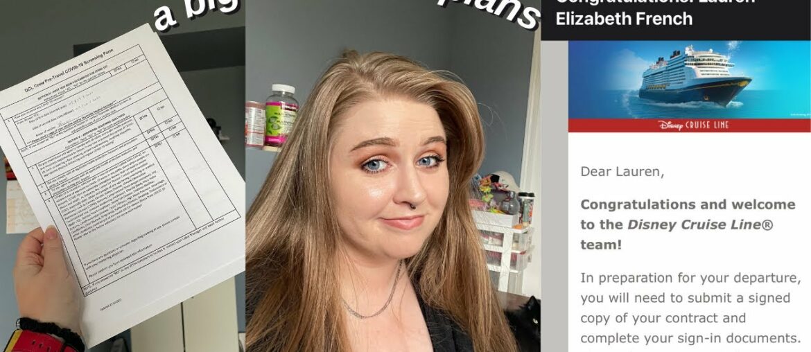 A Little Disney Cruise Line Update | signing my contract & date changes | PART III A Little Disney Cruise Line Update | signing my contract & date changes | PART III