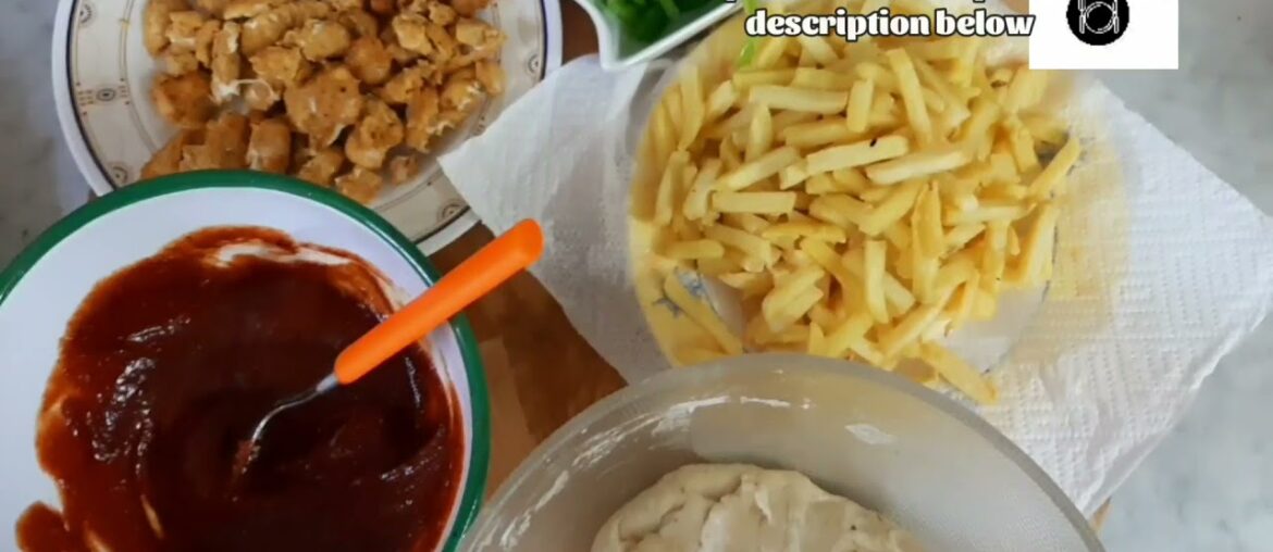French fries chicken pizza recipe