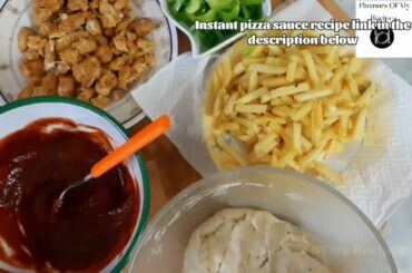 French fries chicken pizza recipe