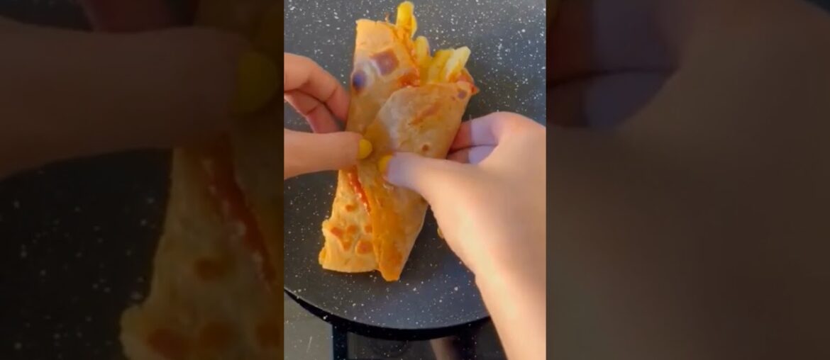 French Fries Roll at home by Chahat Anand #frenchfries #roll #dish #recipe #dilsefoodie #shorts