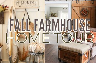 Fall Farmhouse Home Tour | Fall Decorating Ideas on a budget | Fall Home Inspiration 2021