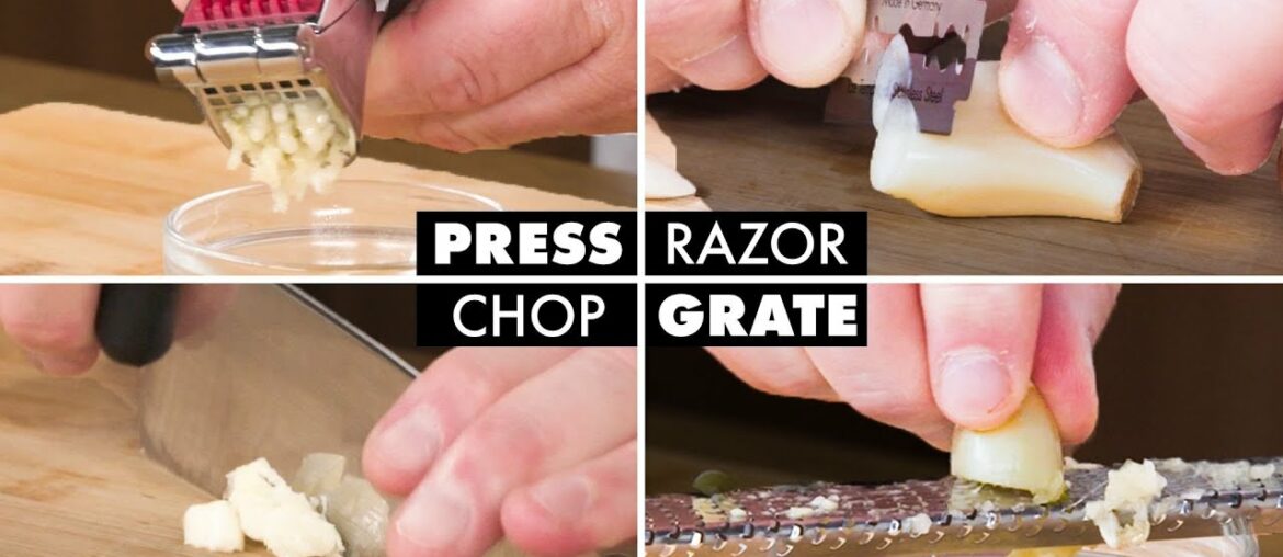 16 Ways To Peel & Cut Garlic Like A Professional | Epicurious 16 Ways To Peel & Cut Garlic Like A Professional | Epicurious
